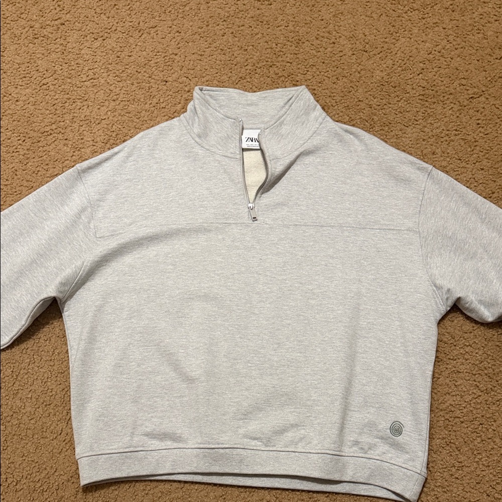 Zara Gray quarter zip